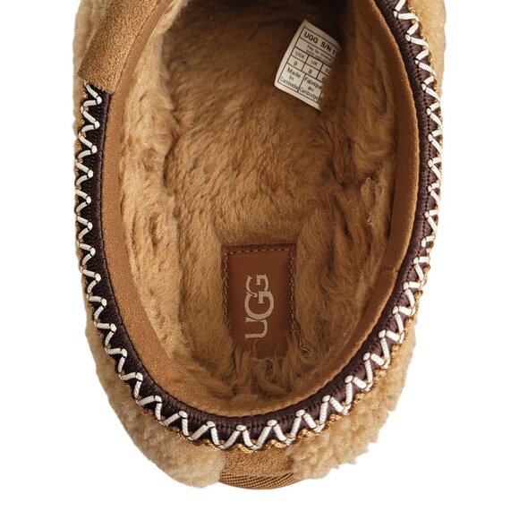 UGG Tasman Maxi Curly Slippers in Chestnut Men's Size 9 US 42 EU - Picture 8 of 12